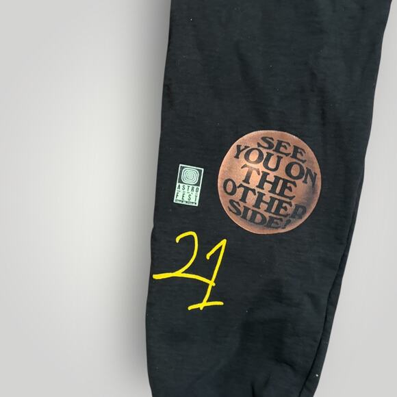 Travis Scott Astroworld Festival 2021 Sweatpants XL Black Cactus Jack Utopia - Picture 3 of 6